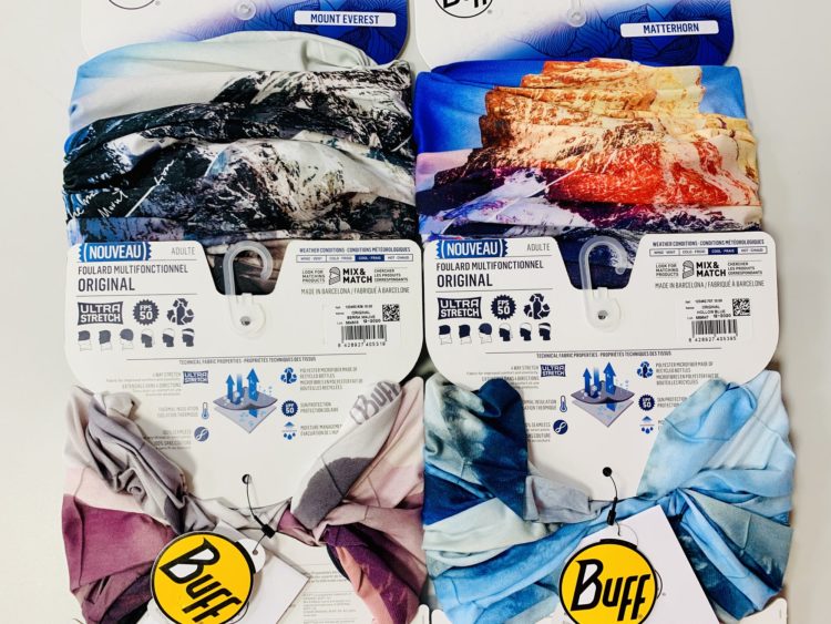 BUFF® ORIGINAL Mountain Collection multifunkčná šatka Mount Everest, Serra Mauve, Matterhorn