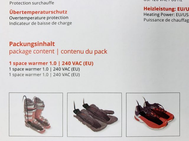 AKCIA: Vysúšač/ohrievač obuvi, lyžiarok, rukavíc LENZ Space Warmer 1.0 240V ZIMA 2021/22
