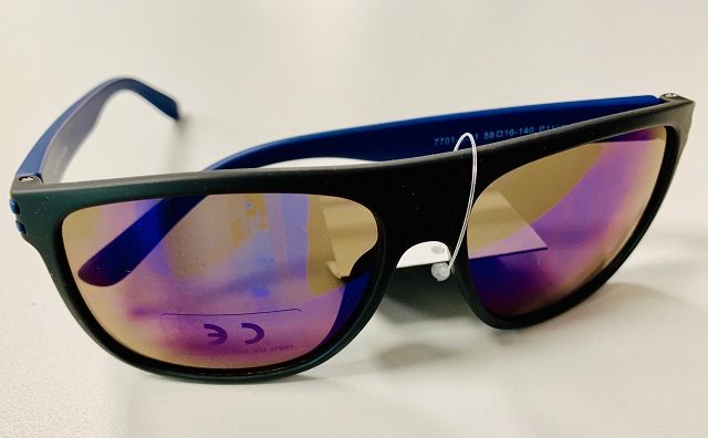 Športové okuliare Basley 7701 black matt/blue