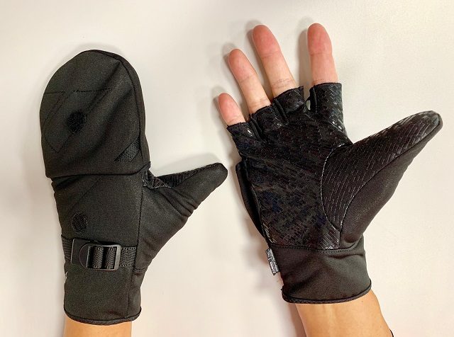 Skialpinistické bezprstové rukavice ZANIER Wind Blocker Walk 2 in 1