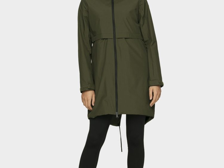 Dlhá dámska bunda do dažďa 4F NeoDry Membrane 5.000