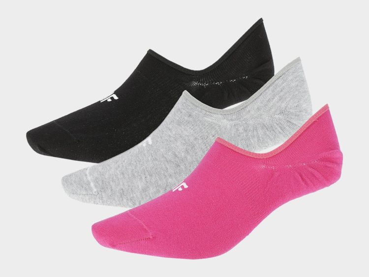 AKCIA: Dámske športové nízke členkové ponožky ťapky 4F balenie 3 páry