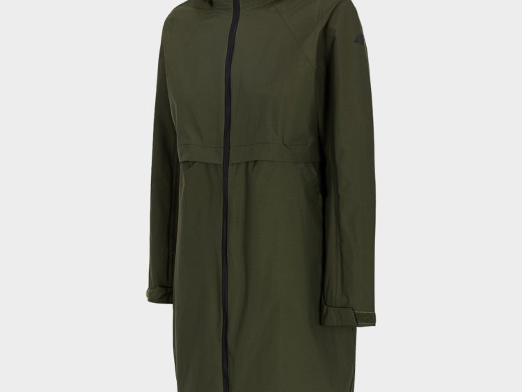 Dlhá dámska bunda do dažďa 4F NeoDry Membrane 5.000