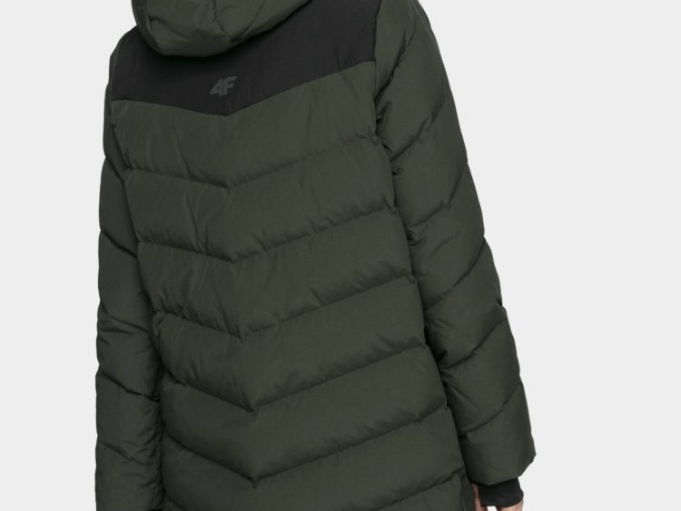 Dámsky páperový zimný kabát 4F Natural Down Padding RDS ZIMA 2020/21