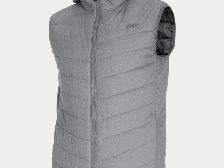 Pánska zateplená vesta 4F Ultra Light Vest ZIMA 2020/21