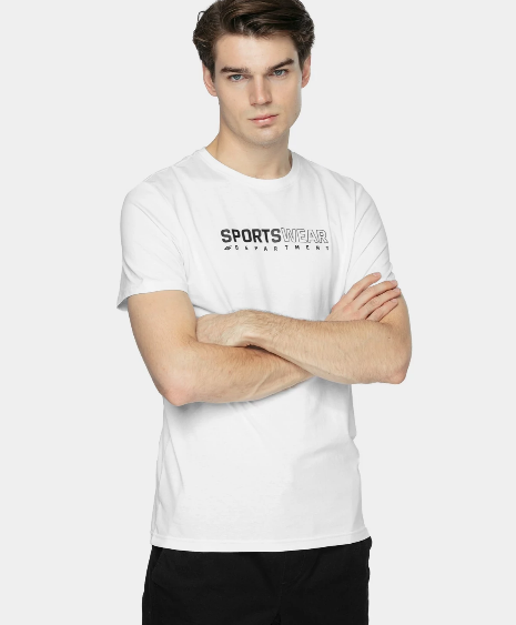 Pánske bavlnené tričko Sportswear 4F TSM304