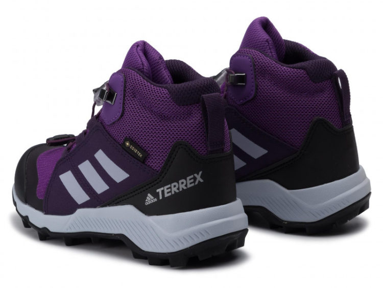 GORE-TEXová turistická obuv Adidas Terrex Mid GTX Continental K fialová
