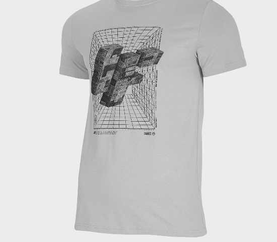 Pánske bavlnené tričko 4F 3D Design TSM234