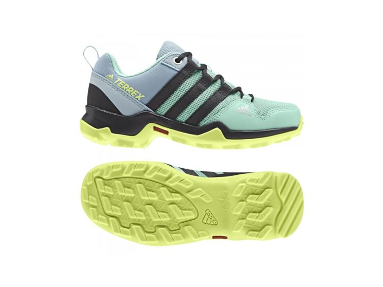 Dámska alebo juniorská trekingová obuv ADIDAS Terrex AX2R K mint