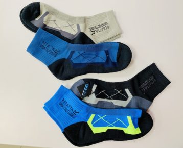 Pánske trekingové ponožky Regatta Outdoor Active CoolMax Socks RMH047