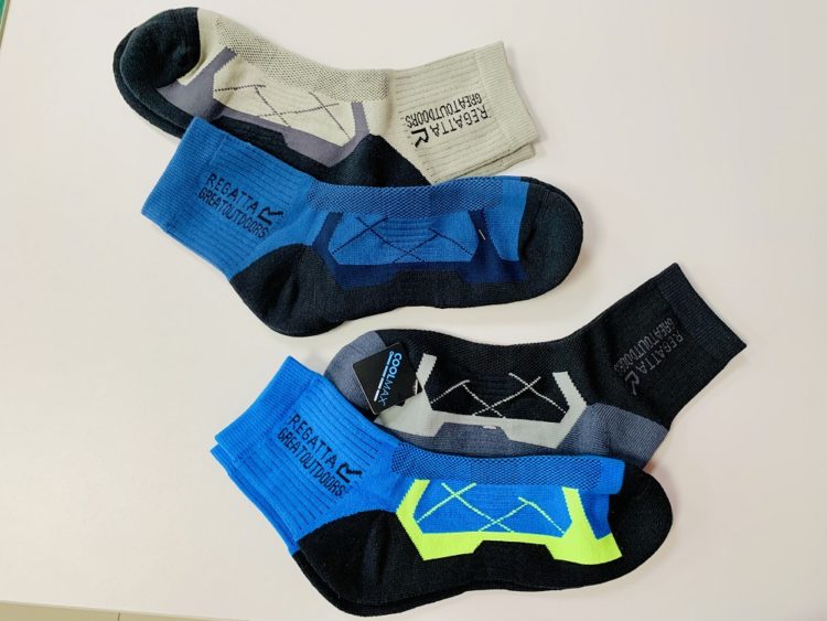 Pánske trekingové ponožky Regatta Outdoor Active CoolMax Socks RMH047