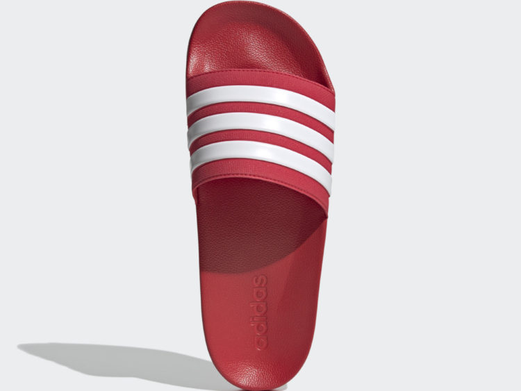 Adidas Adilette Shower CloudFoam scarlet red  pánske šľapky