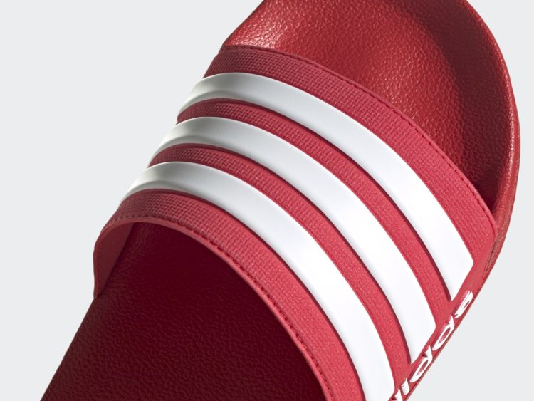 Adidas Adilette Shower CloudFoam scarlet red  pánske šľapky