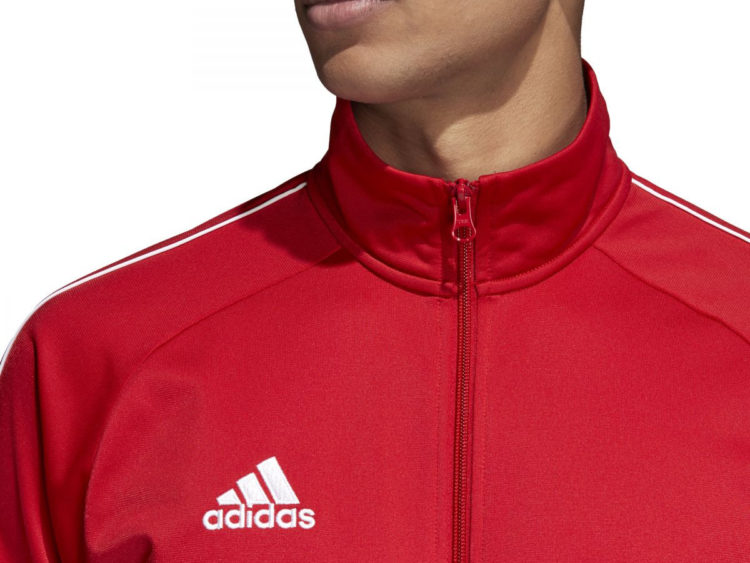 Adidas Badge of Sport CORE 18 pánska športová bunda Power Red