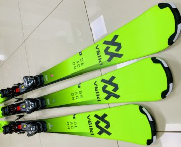 2022 AKCIA nová kolekcia:  Allmountain lyže Volkl DEACON 7.2 green + viazanie Marker FDT TP 10