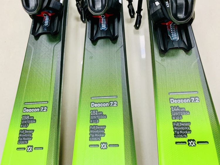 2022 AKCIA nová kolekcia:  Allmountain lyže Volkl DEACON 7.2 green + viazanie Marker FDT TP 10