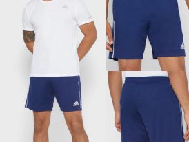 Adidas Badge of Sport CORE 18 pánske športové šortky blue Summer 2022