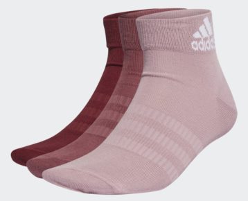 Športové ponožky 3x Adidas Light ANKLE 3PP Crimson / Magic / Shadow Red Summer 2022