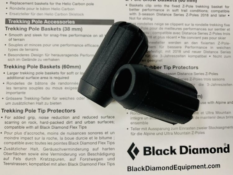 Chrániče hrotov BLACK DIAMOND Trekking Pole Tip Protectors
