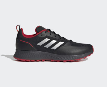 2023 ADIDAS náš tip Pánska trailová bežecká obuv ADIDAS Runfalcon 2.0 TRAIL black/red
