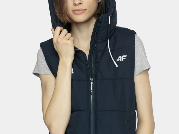 HIT značky 4F: Dámska predĺžená zimná vesta 4F Sportstyle Warm Long Vest H4Z20 blue
