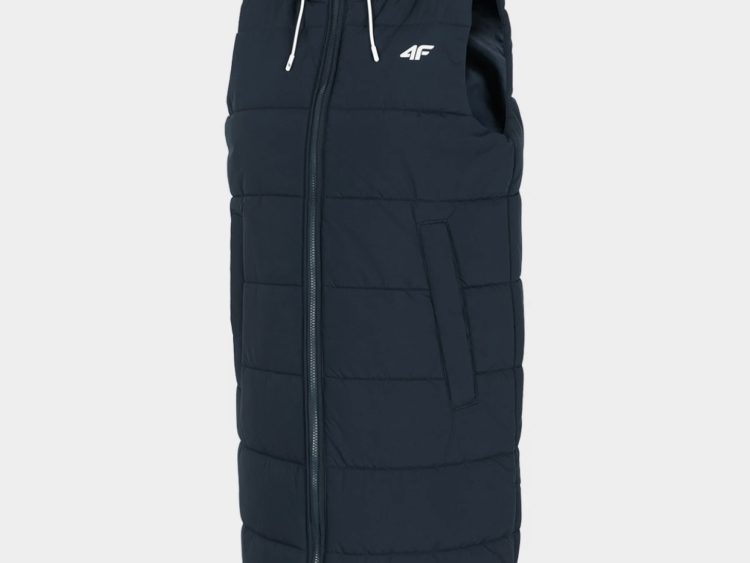 HIT značky 4F: Dámska predĺžená zimná vesta 4F Sportstyle Warm Long Vest H4Z20 blue