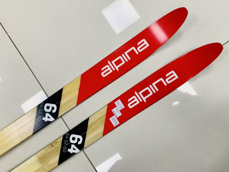 2022 AKCIA Alpina: Backcountry celodrevené bežky s viazaním Alpina Control 64 NW NIS PM red