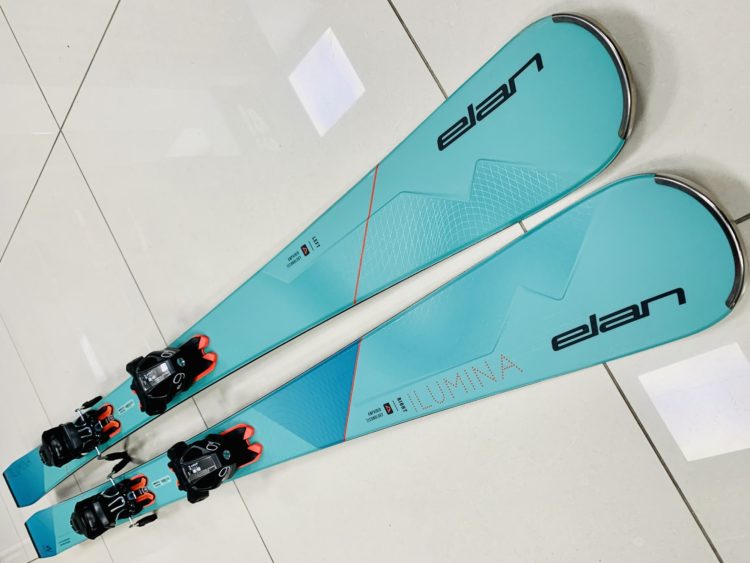 AKCIA ELAN: Dámske zjazdové lyže s viazaním ELAN Ilumina Amphibio LS 76 Carbon