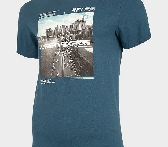 Pánske regular tričko s potlačou 4F Urban Explore TSM011