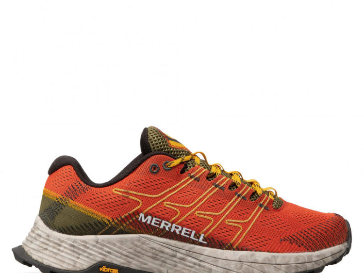 2022 AKCIA Merrell: pánska bežecká obuv Merrell Moab Flight VIBRAM® mandarine
