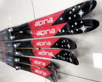 2022 AKCIA Alpina: Detské bežky s viazaním ALPINA Energy Touring Nonwax NIS PM Jr.