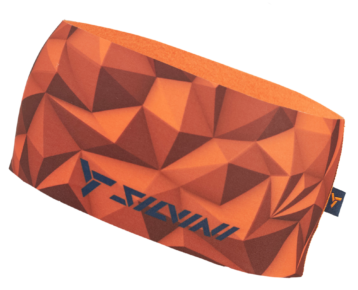 Športová čelenka z elastického materiálu SILVINI Agri TERMICO-fleece UA1739 orange