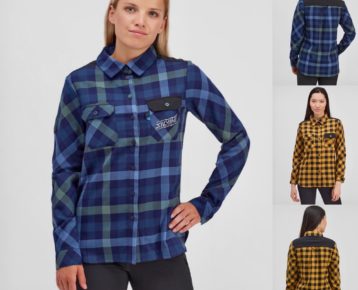 2023 AKCIA nová kolekcia : Flanelové košele dámske SILVINI Briona Technical Shirt