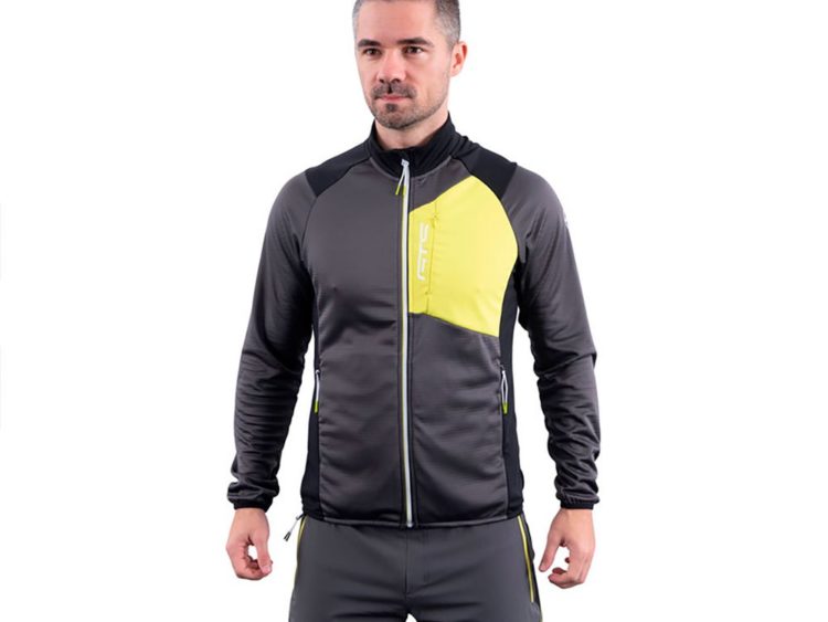 2023 AKCIA nová kolekcia: Pánska thermo bunda GTS TECH Shirt Fullzip Waffle Brushed Man Jacket