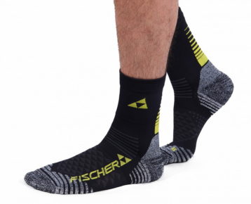 2023 AKCIA nová kolekcia Športové ponožky Fischer XC Socks Short Q-SKIN® black/yellow