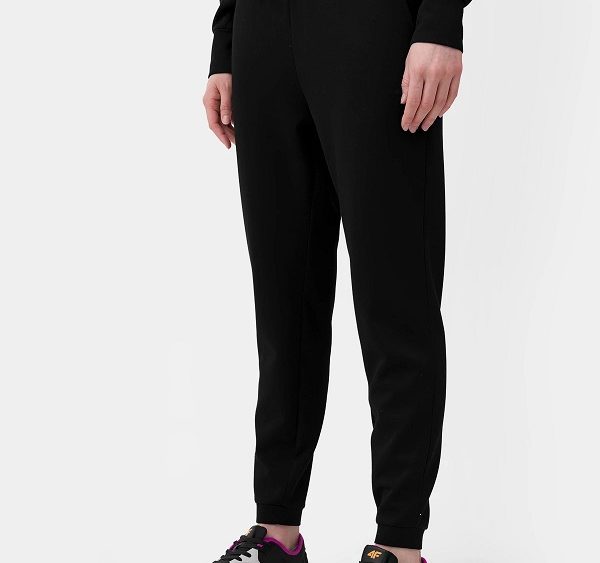 Dámske teplákové nohavice jogger black TTROF333
