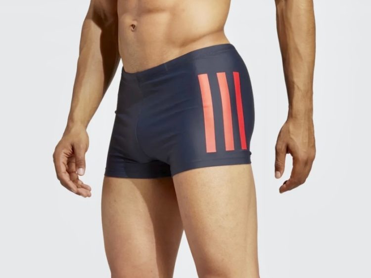 Pánske plavecké plavky / boxerky ADIDAS Bold 3-Stripes Boxer