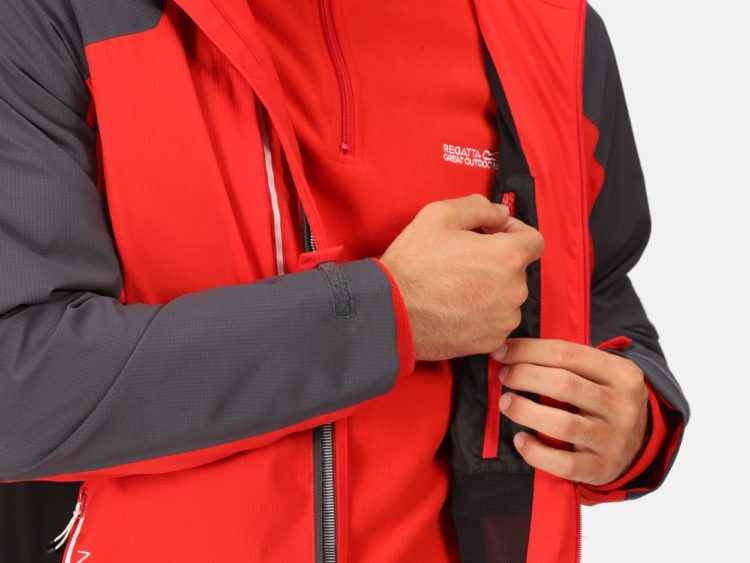 AKCIA : Pánska trekingová bunda Regatta Men’s Raddick Waterproof Jacket Seville Seal Grey