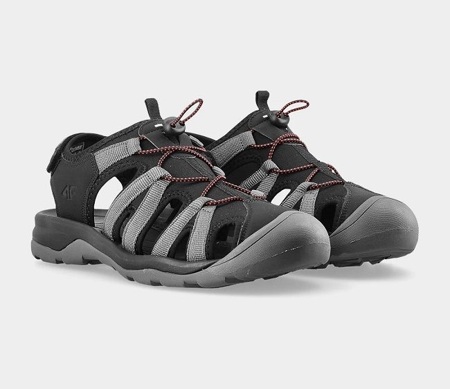 4F nová kolekcia 2023: Pánske sandále 4F grey
