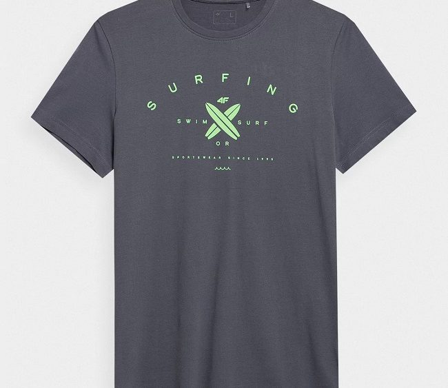 Pánske regular tričko z organickej bavlny 4F Surfing TTSHM366