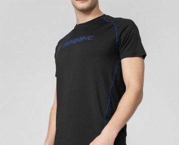 Pánske rýchloschnúce tréningové tričko TSMF015 black