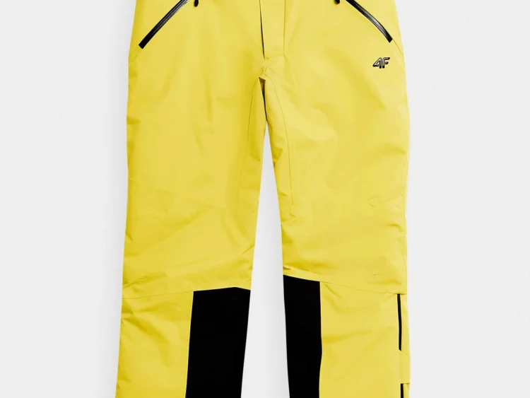 AKCIA 4F Pánske lyžiarske nohavice 4FPRO Below Zero s membránou DERMIZAX® 20 000 yellow