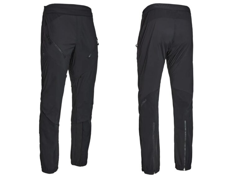 AKCIA: Pánske nohavice na skialp SILVINI Foresto Primaloft® black-lime