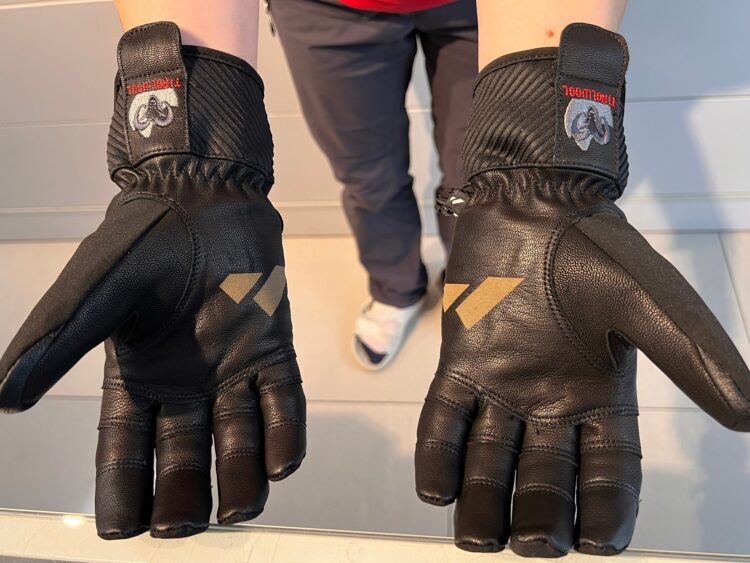 1 AKCIA Športové zimné rukavice ZANIER Laserz Leather black