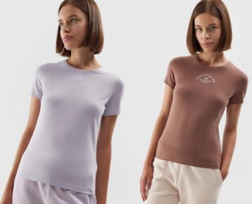 Akcia nová kolekcia 4F: Dámske regular tričko z organickej bavlny TTSHF0903