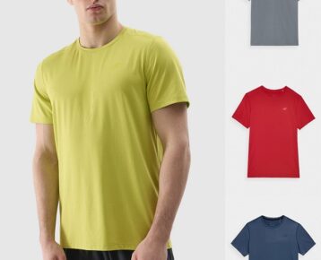 Akcia nová kolekcia 4F: Pánske rýchloschnúce tréningové tričko TFTSM598