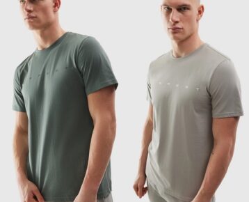 Akcia nová kolekcia 4F: Pánske regular tričko z organickej bavlny TTSHM1283