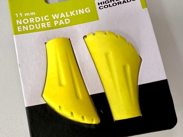 Gumené chrániče hrotov palíc Nordic Walking Endure Pad 11mm yellow