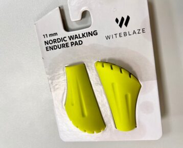 Gumené chrániče hrotov palíc Witeblaze Nordic Walking Endure Pad 11mm neon yellow