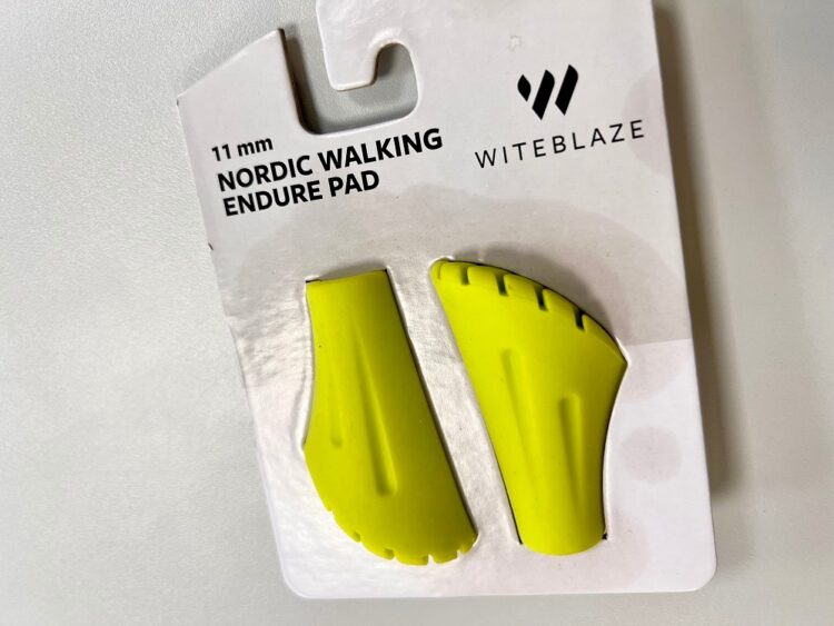 Gumené chrániče hrotov palíc Witeblaze Nordic Walking Endure Pad 11mm neon yellow